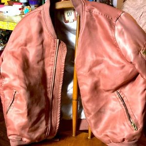Gap pink bomber jacket